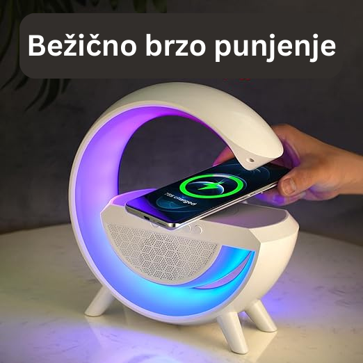 3u1 rgb led lampa-punjač i blutut zvučnik